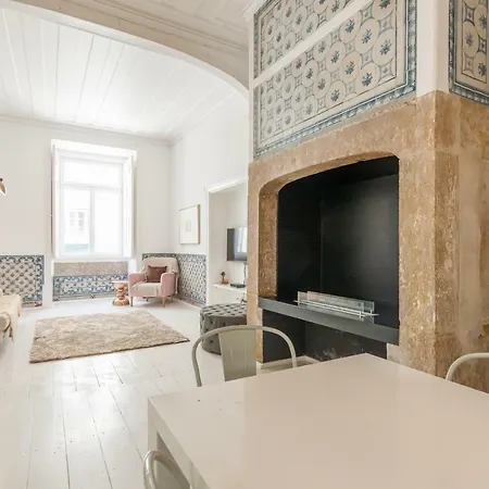 Baixa Tile Blue Two-bedroom - By Lu Holidays Лиссабон
